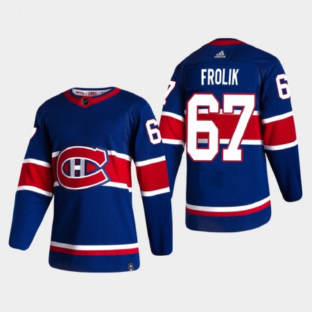 Pánské Hokejový Dres Montreal Canadiens Dresy Michael Frolik 67 2020-21 Reverse Retro Authentic